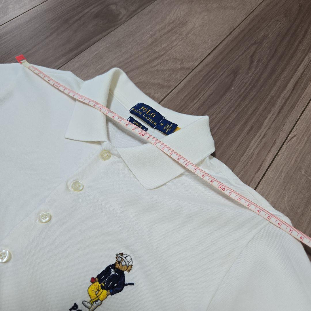 POLO RALPH LAUREN ホワイトポロシャツ M
