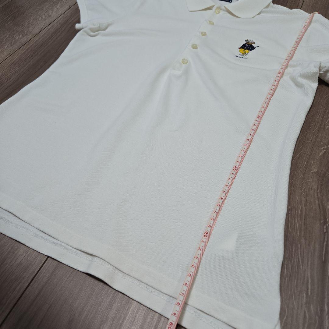 POLO RALPH LAUREN ホワイトポロシャツ M