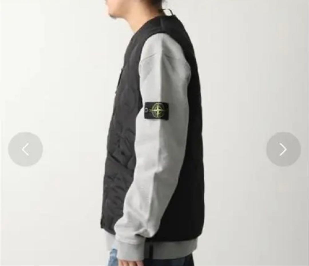 TAION-001ZML-1 ミリタリー Vネックジップ ダウンベスト