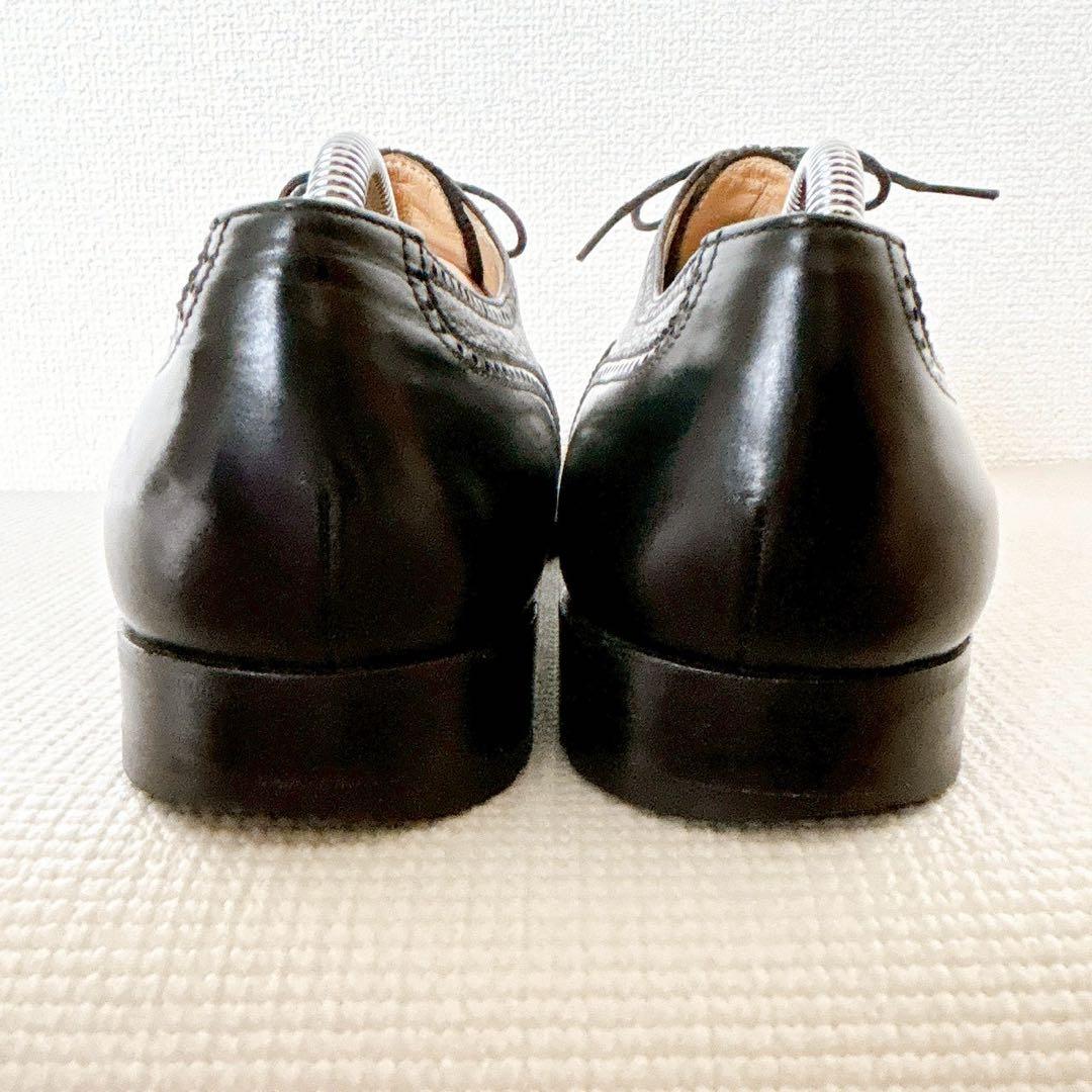 最高級✨️BRUNO MAGLI イタリア製 ストレートチップ ブラック 9W