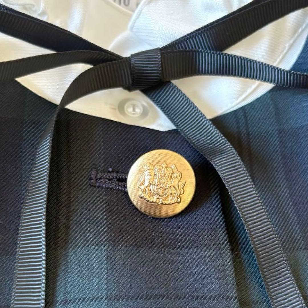 極美品✨グリーンレーベルリラクシング キッズフォーマル110-120 3点セット