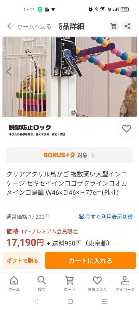 m*す様 新品 鳥カゴ 鳥かご