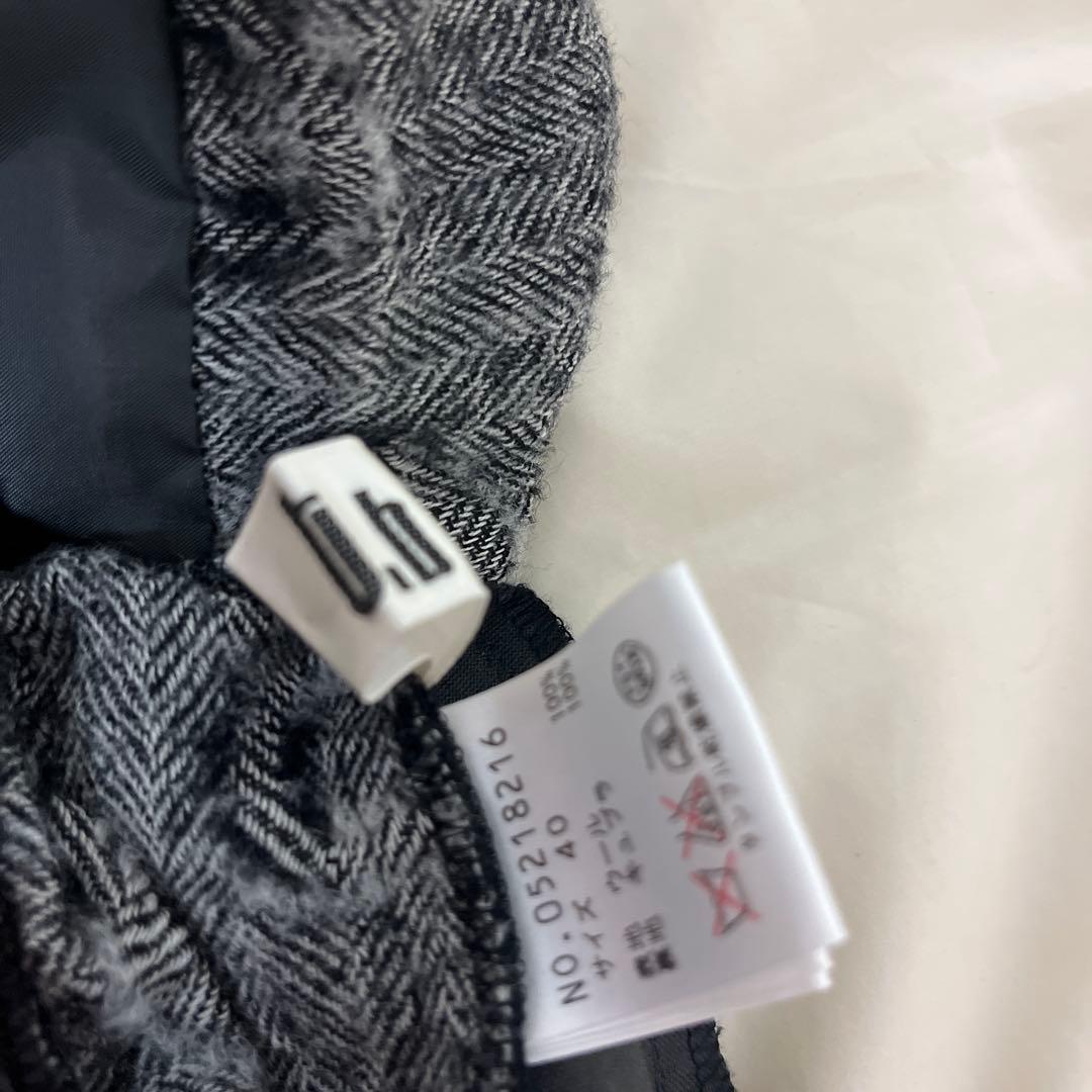 センソユニコ t.b グレー ノースリーブ ワンピース ドット