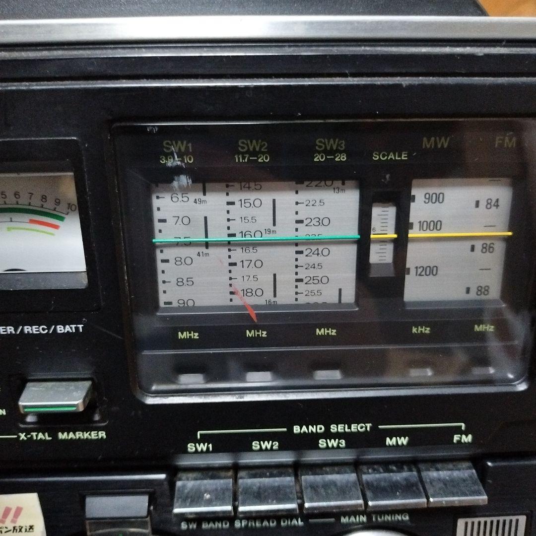 【当時物】SONY ラジオ・カセットデッキ　CF-5950