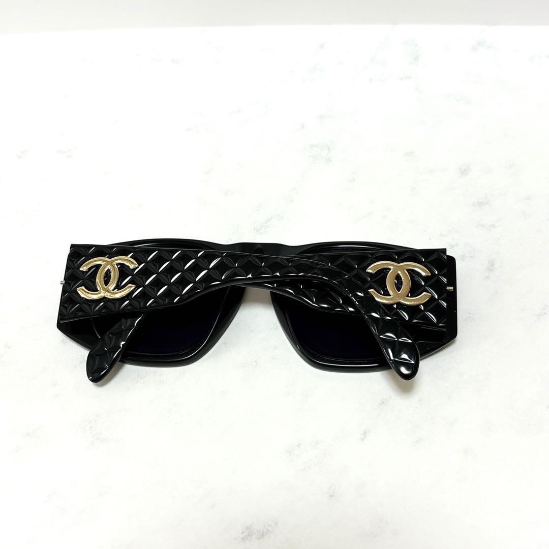 CHANEL マトラッセ ココマーク サングラス マトラッセ 度入り