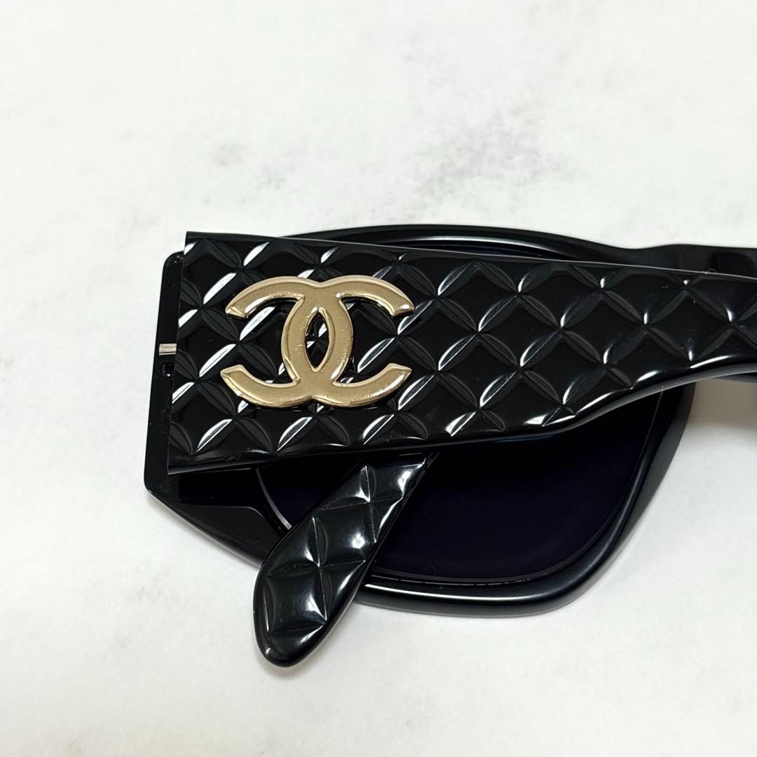 CHANEL マトラッセ ココマーク サングラス マトラッセ 度入り