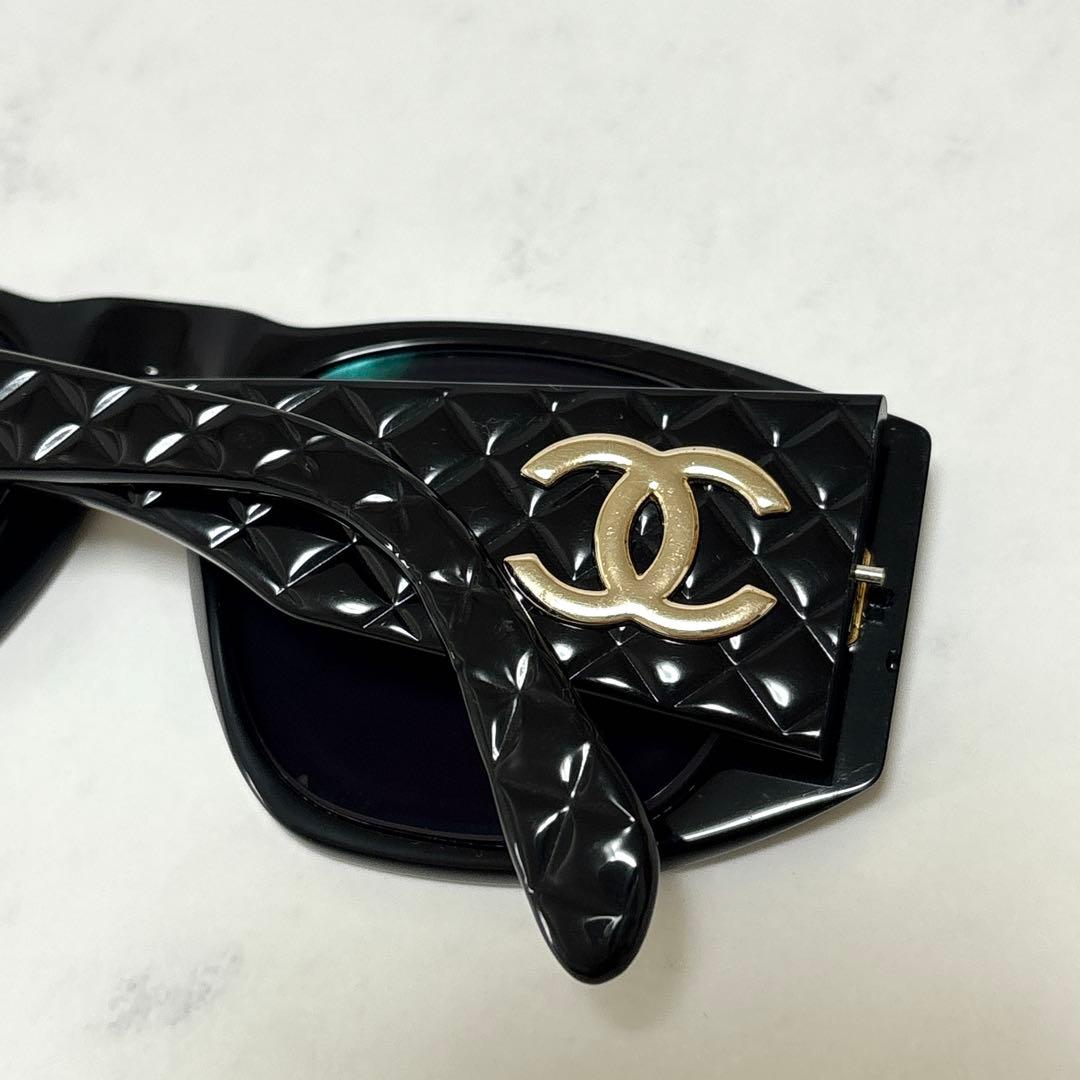 CHANEL マトラッセ ココマーク サングラス マトラッセ 度入り
