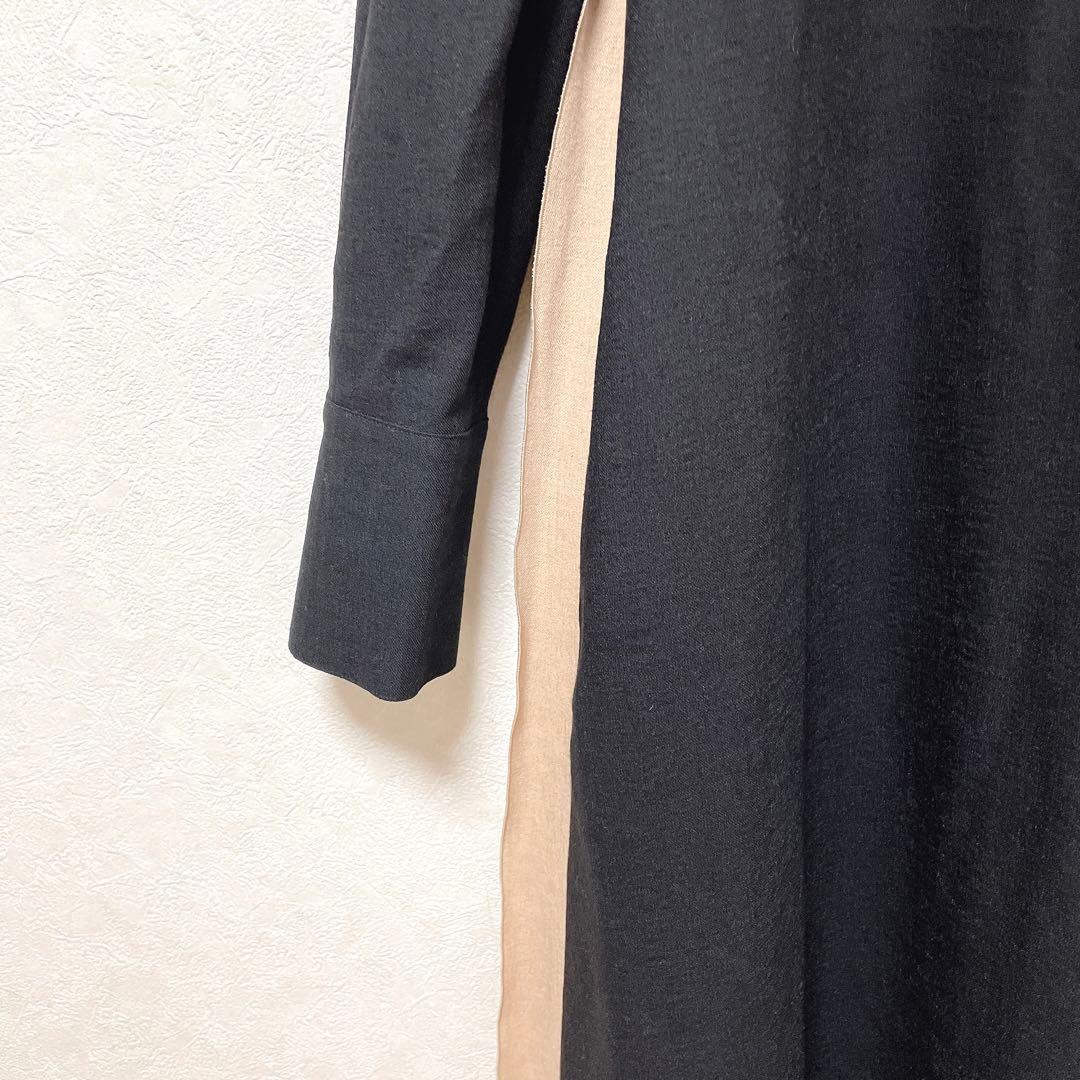 美品✨ADORE バイカラーライン ジョーゼットセーラーヨーク ワンピース