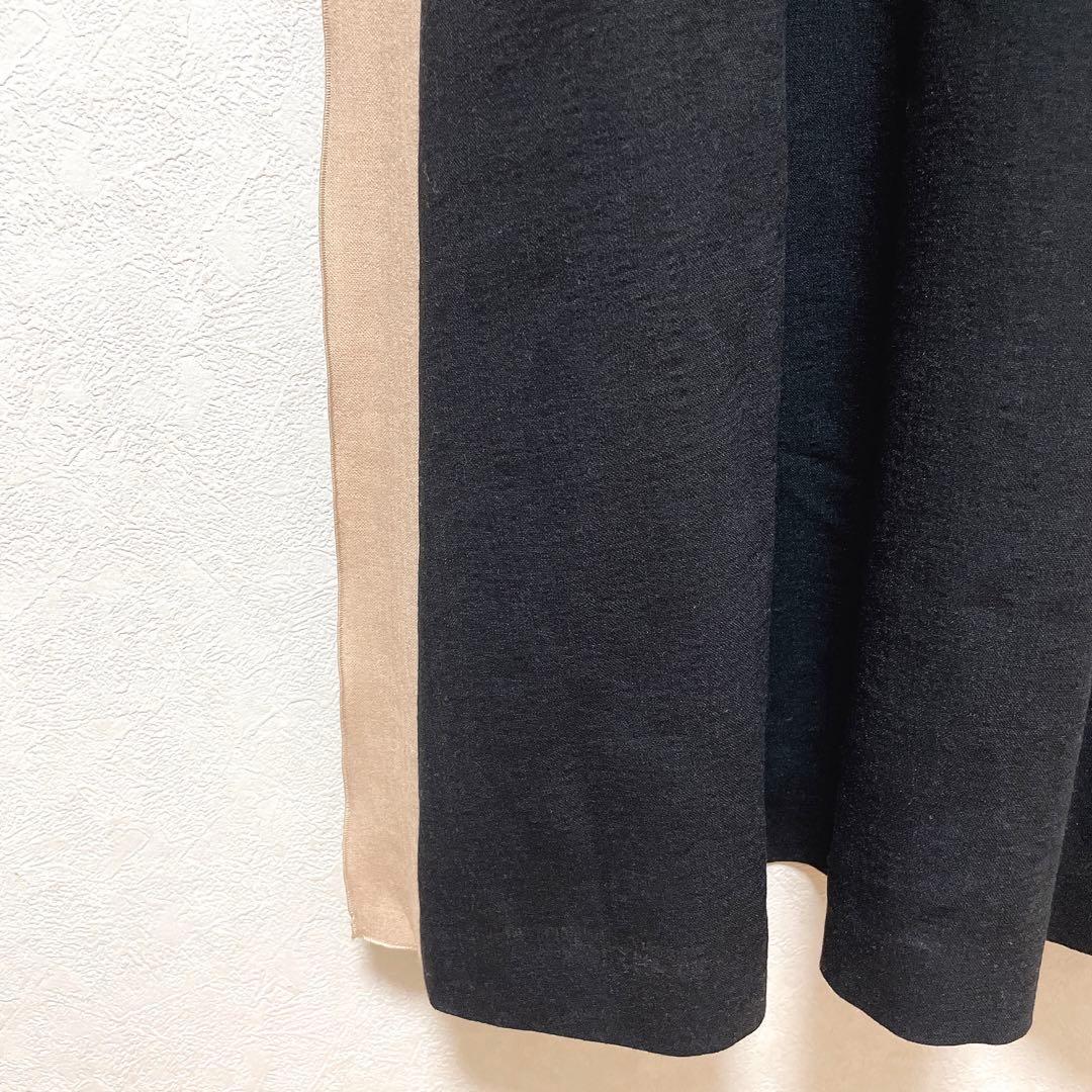 美品✨ADORE バイカラーライン ジョーゼットセーラーヨーク ワンピース