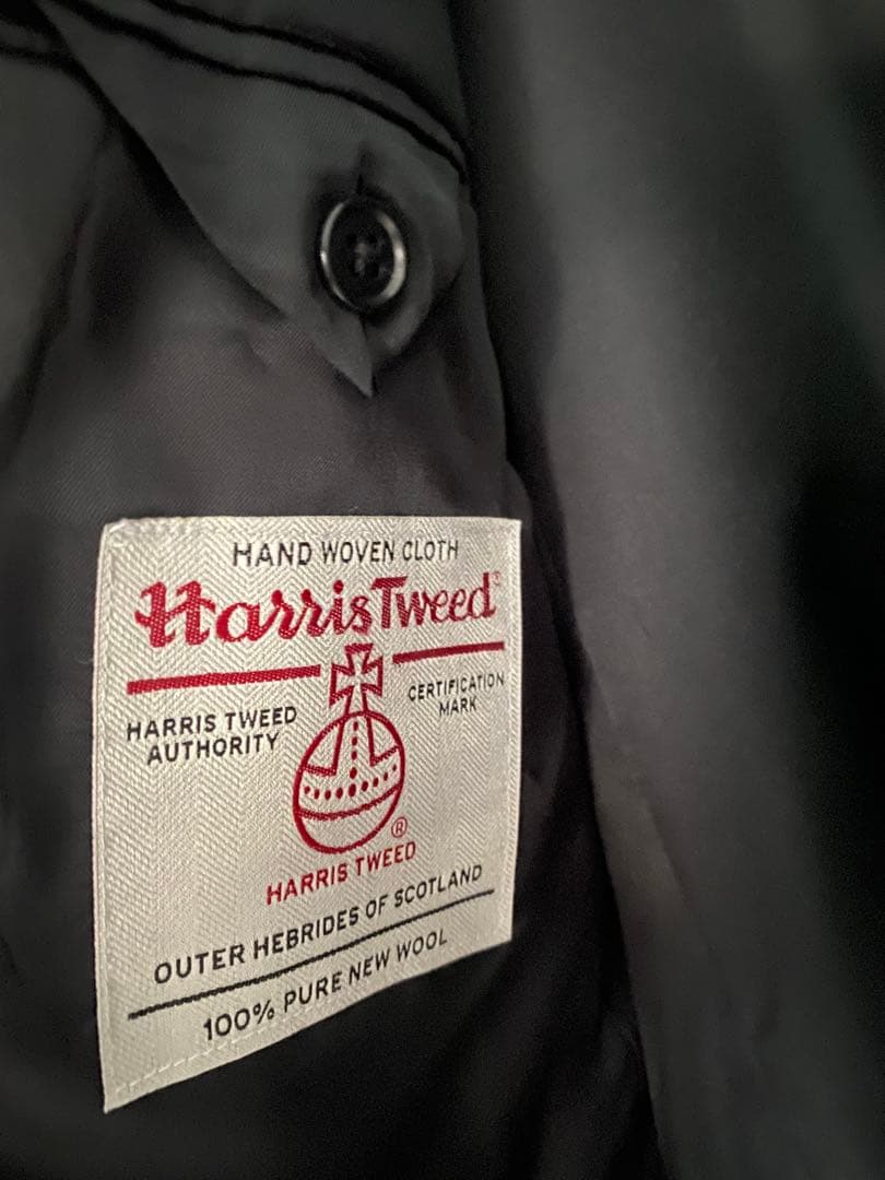 ハリスツイード　オーバージャケット　新品