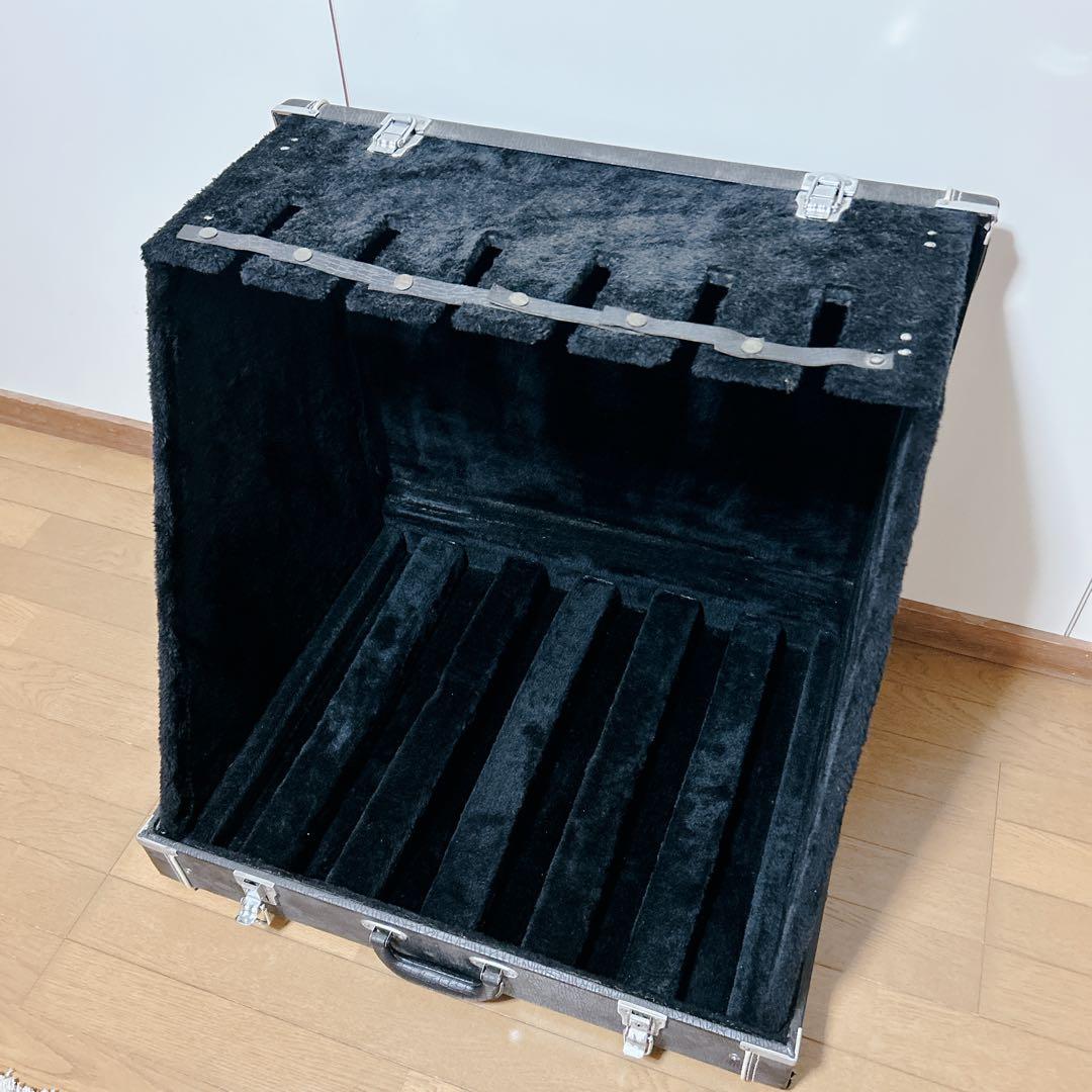ブラック ラックケース 機材収納 ギター スタンド