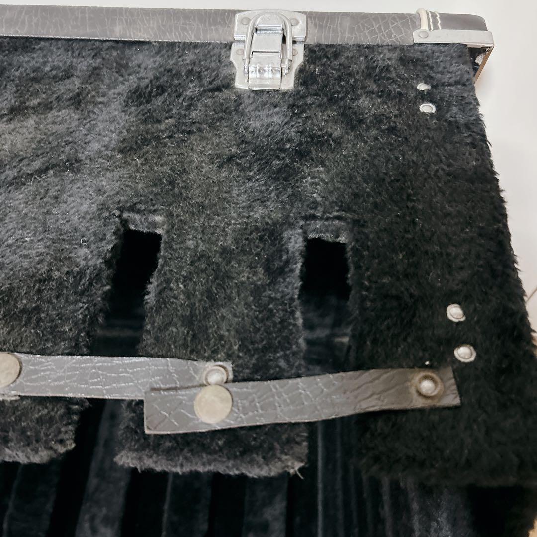 ブラック ラックケース 機材収納 ギター スタンド