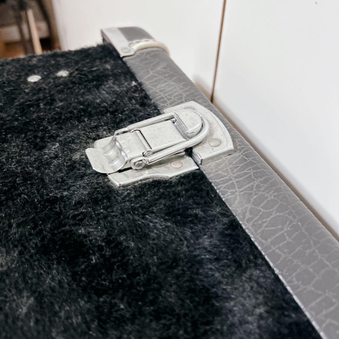 ブラック ラックケース 機材収納 ギター スタンド