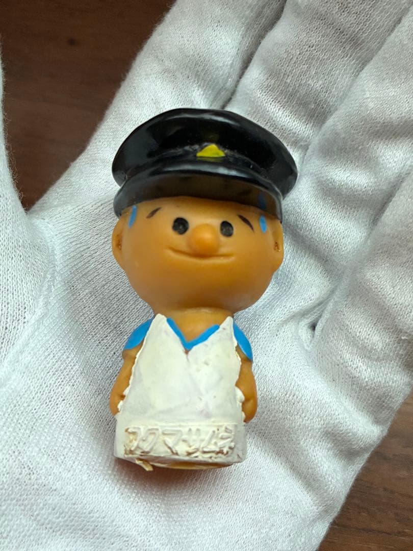 【当時物】福正宗 フクちゃん　指人形 フクマサムネ ソフビ　アンティーク