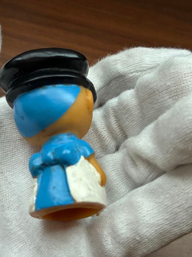 【当時物】福正宗 フクちゃん　指人形 フクマサムネ ソフビ　アンティーク