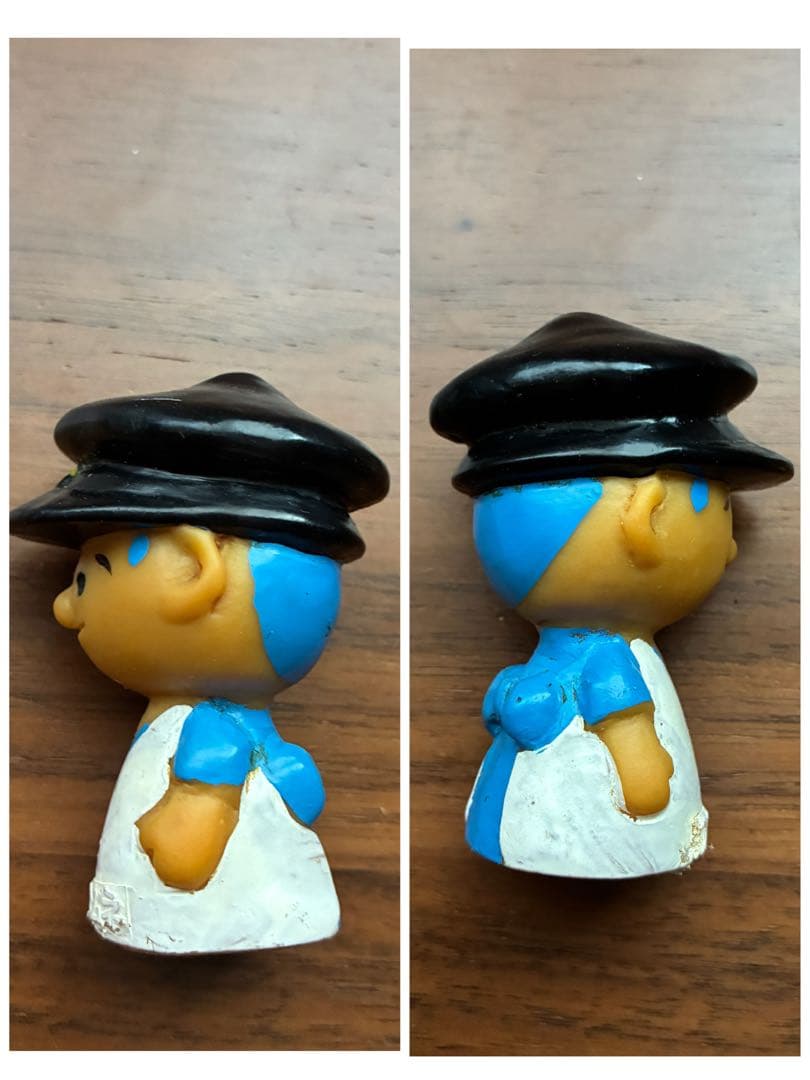 【当時物】福正宗 フクちゃん　指人形 フクマサムネ ソフビ　アンティーク