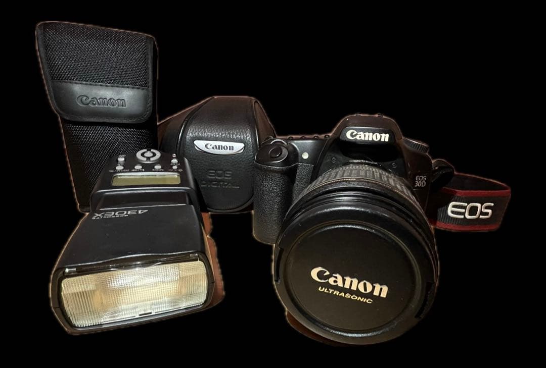 【動作確認済】Canon EOS30D ズームレンズ スピードライト430EX