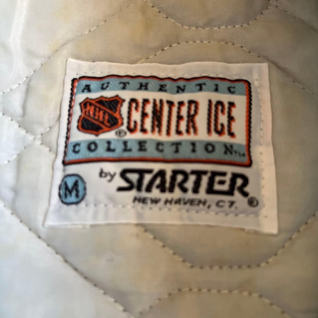 00s STARTER NHL SHARKS ナイロンスタジャン M アメリカ製
