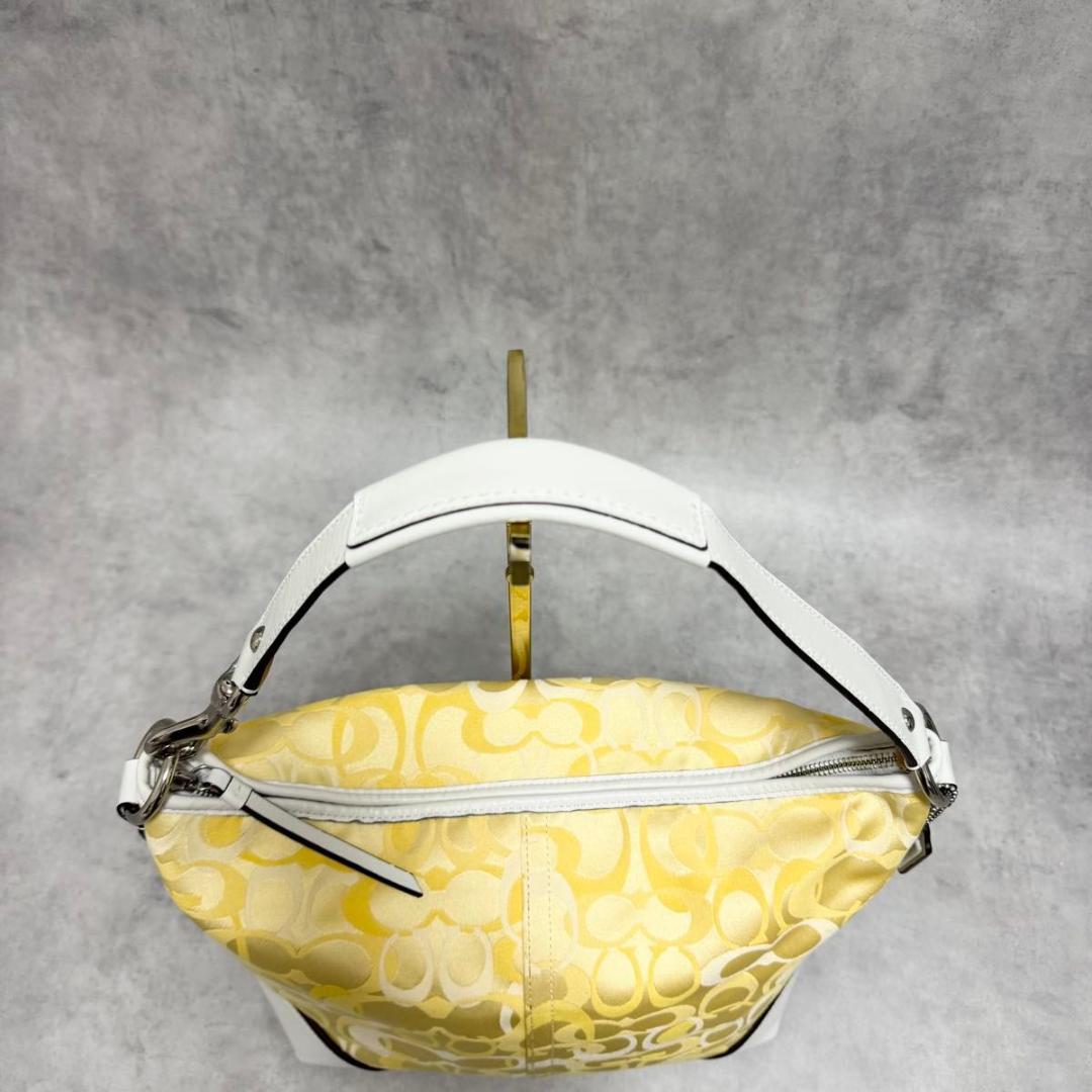 バッグ Rare COACH Yellow Signature One Shoulder