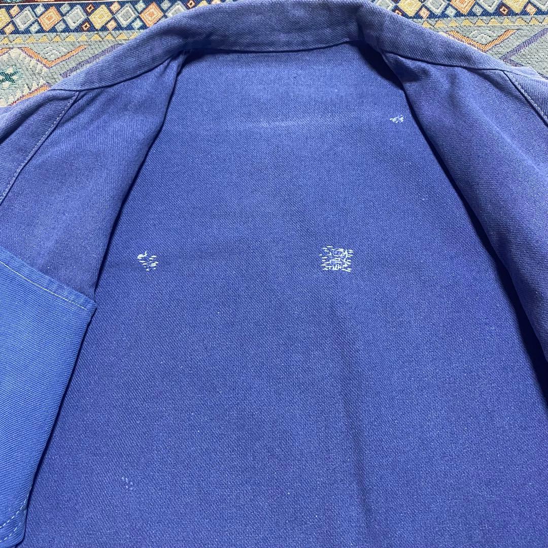 右*肘様 40s-50s ユーロEURO WARK JACKET コットンツイル