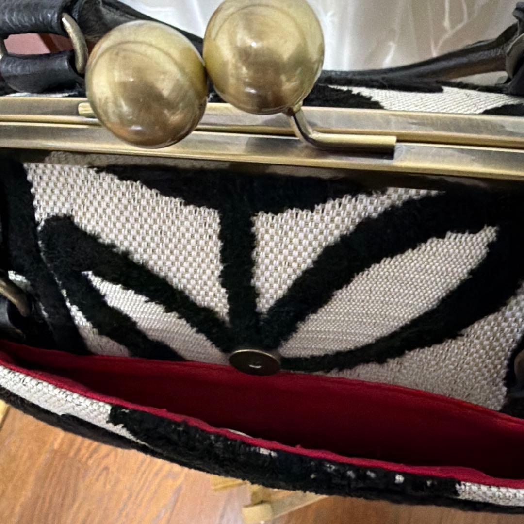 [美品] SOAR SOLe ソアソウル　ゴブラン織　がまくち型バック　お洒落