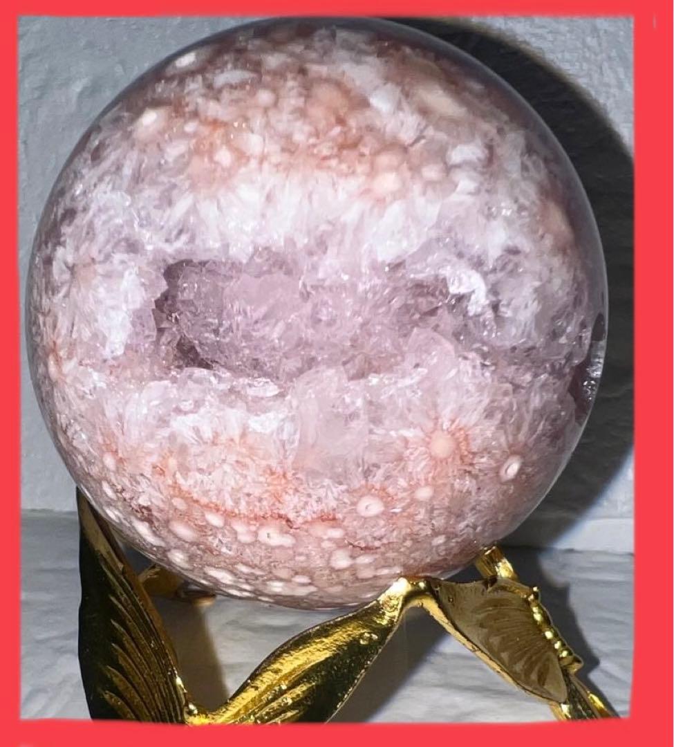 B、ピンクアメジスト⭐️赤＆ピンク系⭐️桜瑪瑙⭐️花瑪瑙⭐️スフィア⭐️天然石⭐️ザクザク