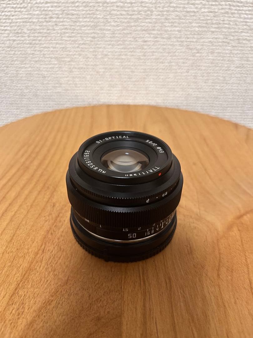 【美品】TTArtisan 50mm f/2 Eマウント FE MF フード付