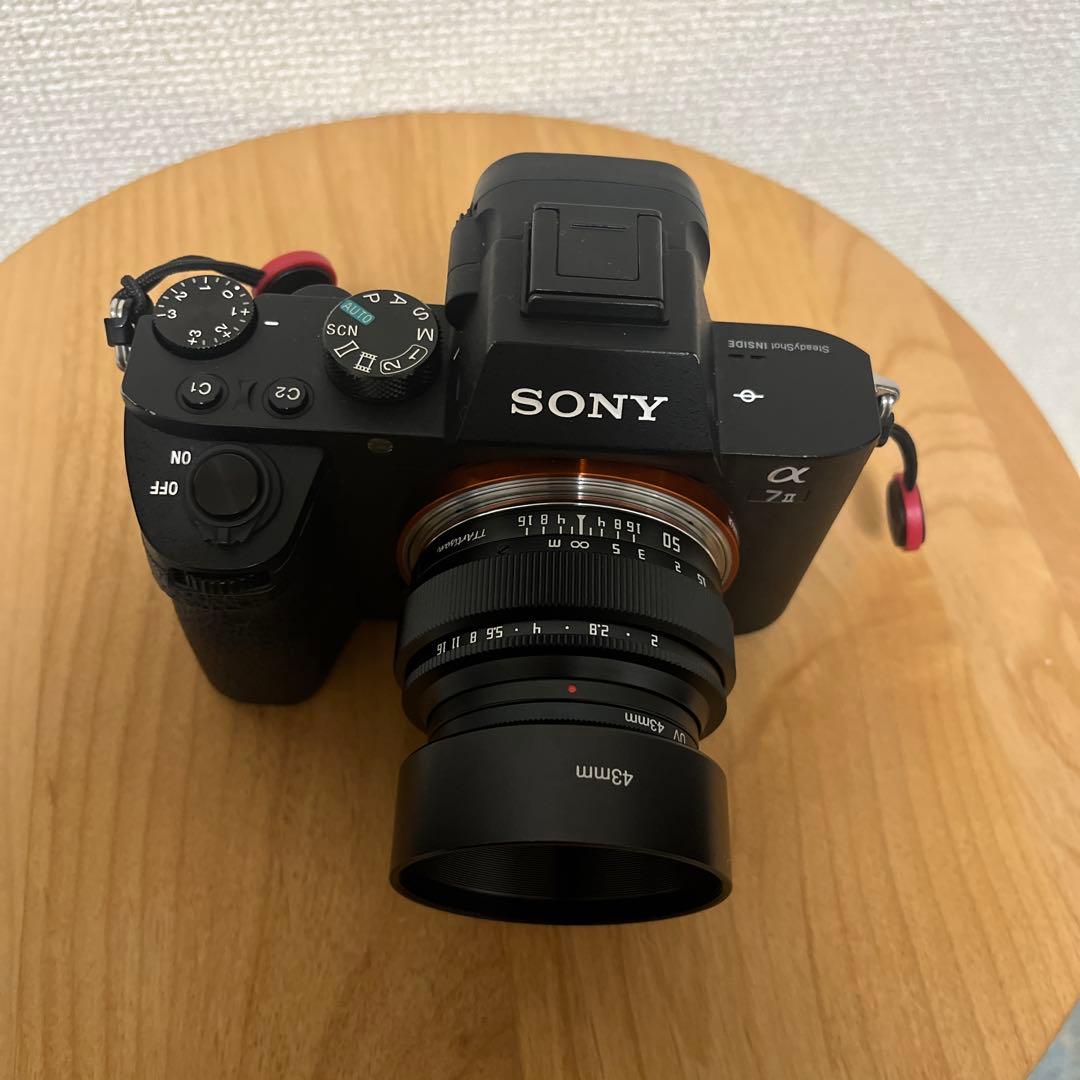 【美品】TTArtisan 50mm f/2 Eマウント FE MF フード付