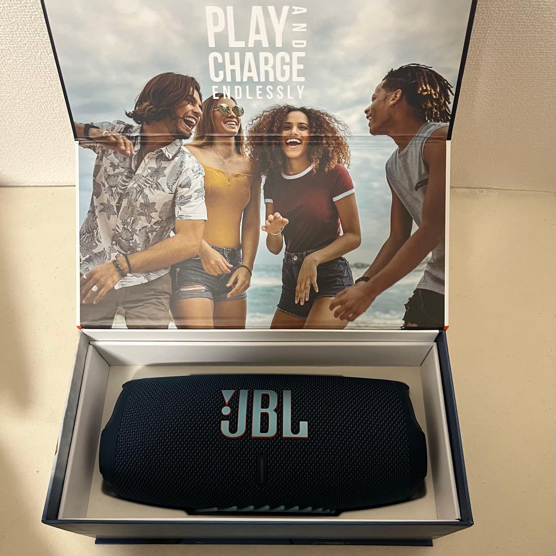 JBL Charge 5 ワイヤレススピーカー　ネイビー