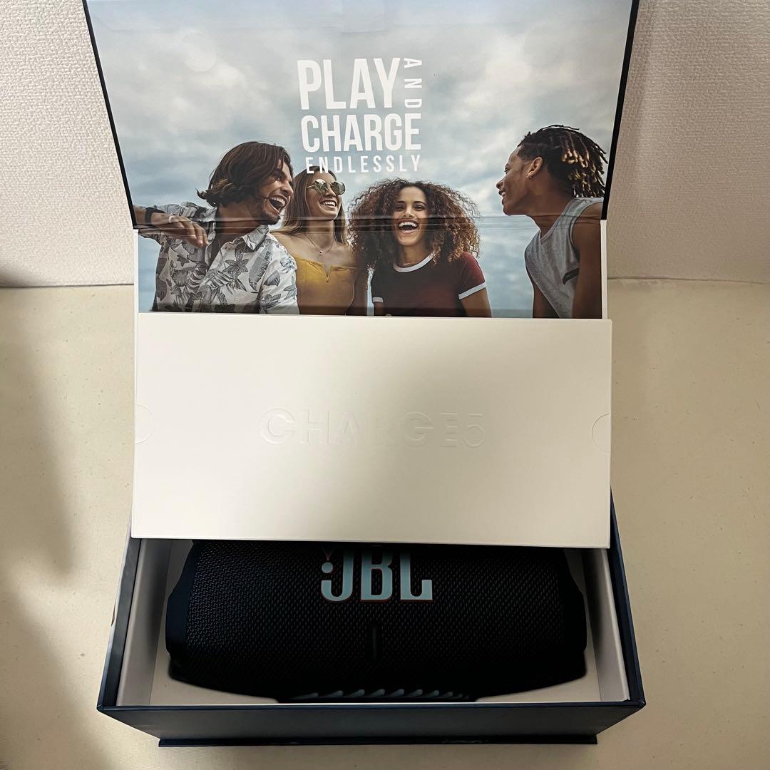 JBL Charge 5 ワイヤレススピーカー　ネイビー