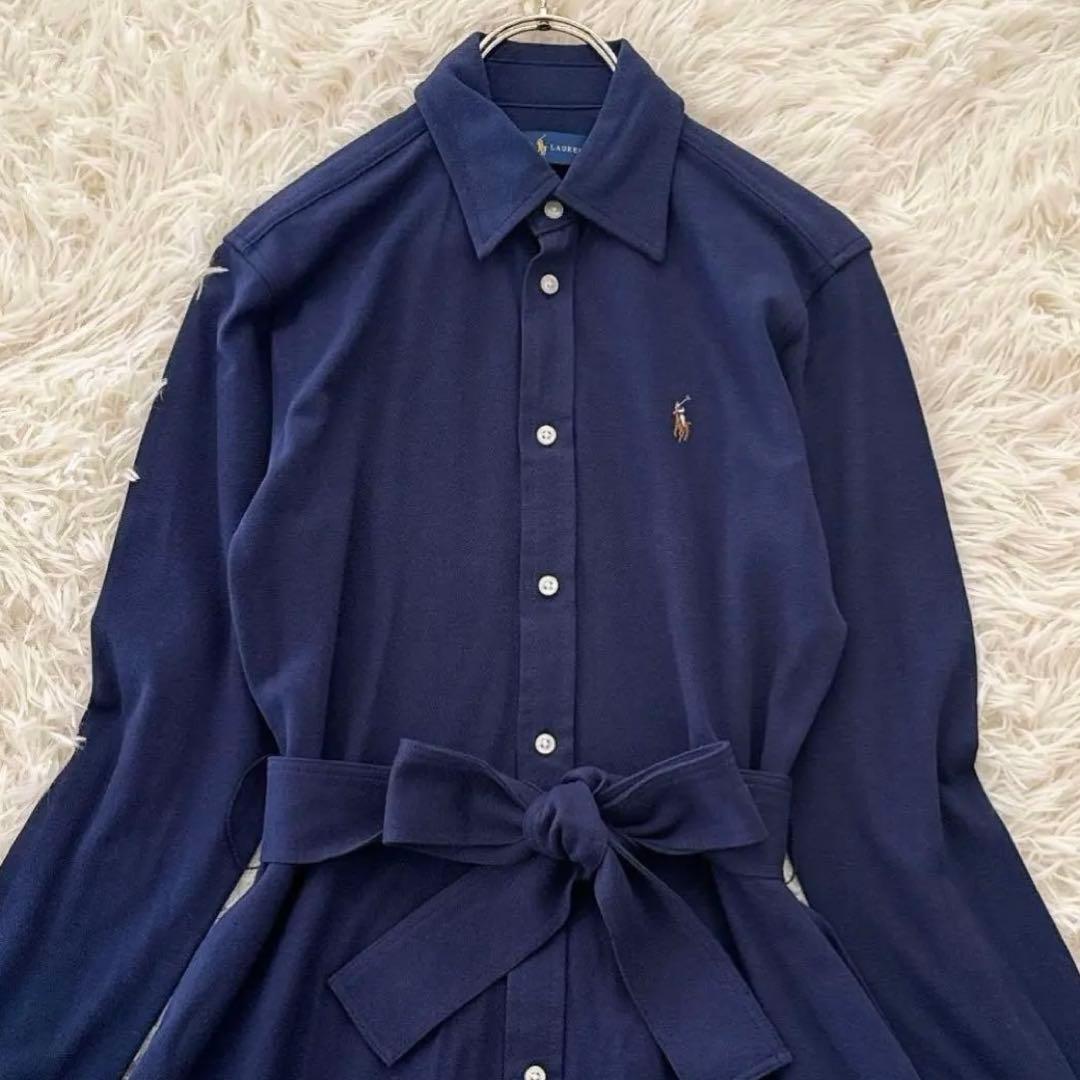 RALPH LAURENラルフローレン ポロワンピース オックスフォード