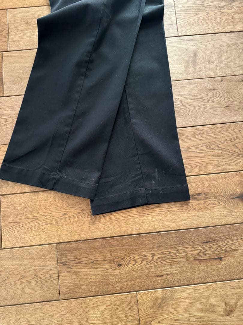 9*0様 激レア 80s チビタグ dickies 874 黒 ブラック W38