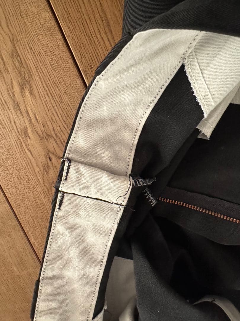 9*0様 激レア 80s チビタグ dickies 874 黒 ブラック W38