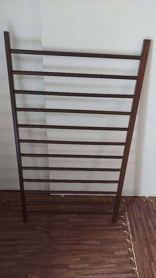 【miさん専用】木製ベビーベッド ダークブラウン