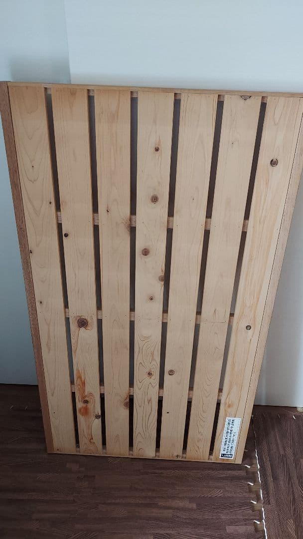 【miさん専用】木製ベビーベッド ダークブラウン