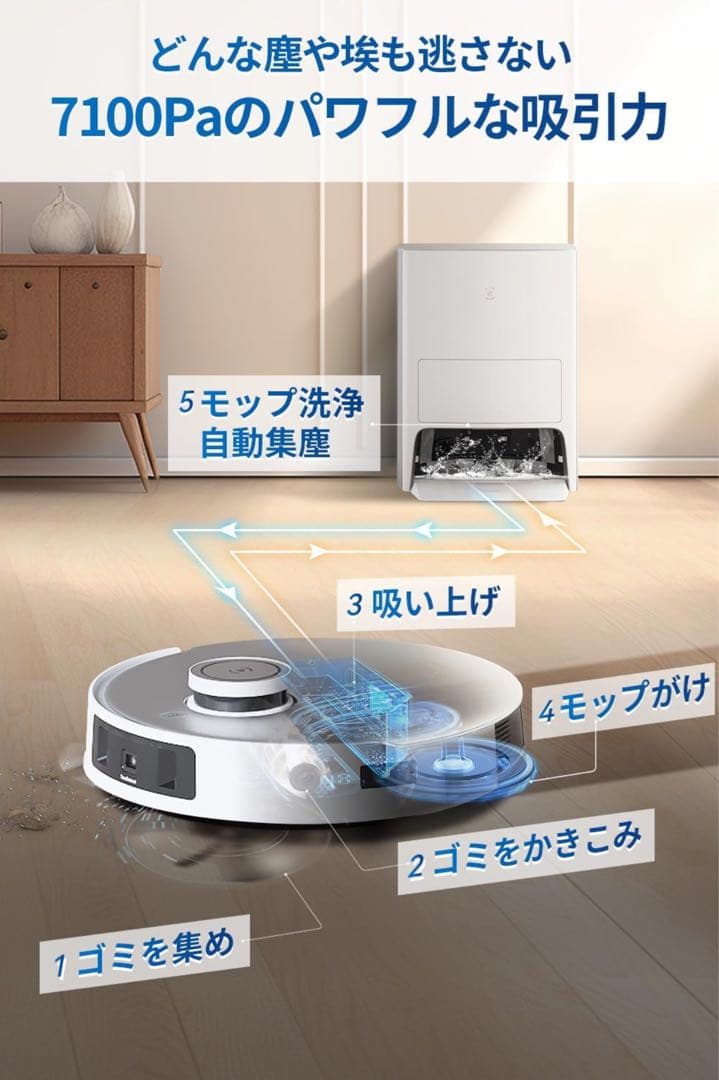 ECOVACS エコバックス DEEBOT T20e OMNI ロボット掃除機