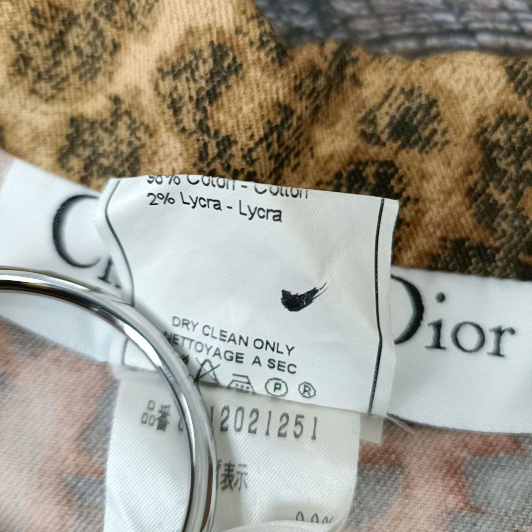 Dior ディオール ガリアーノレオパード 豹柄クロップドジャケット y2kレア