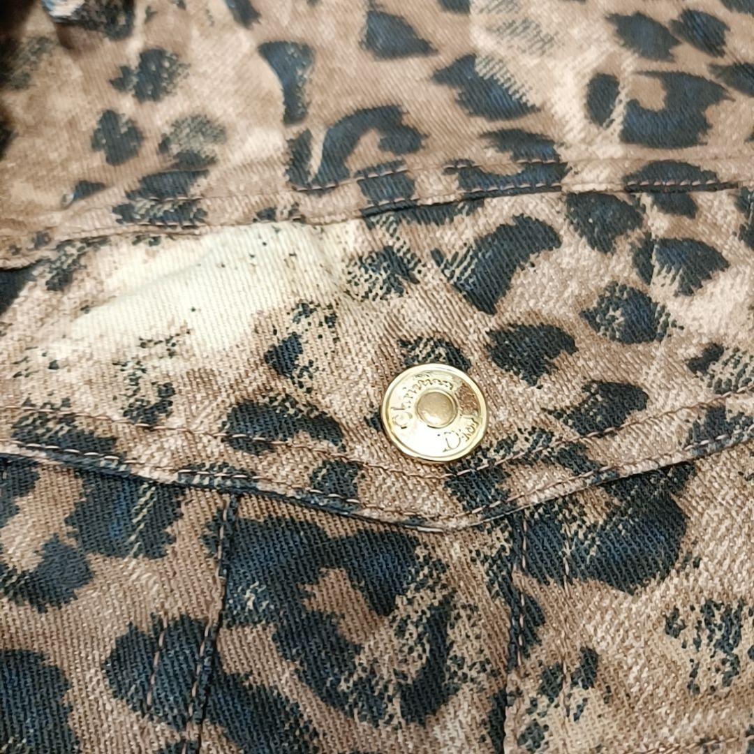 Dior ディオール ガリアーノレオパード 豹柄クロップドジャケット y2kレア