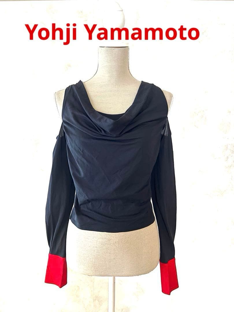ヴィンテージ Yohji Yamamoto ストレッチトップス　カフス付　新品