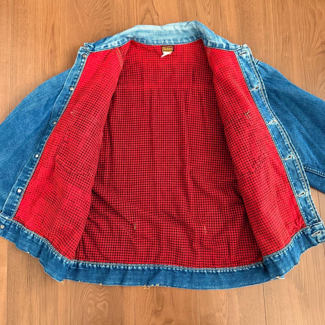 40s 50s Dickies ディッキーズ デニムジャケット シンチバック