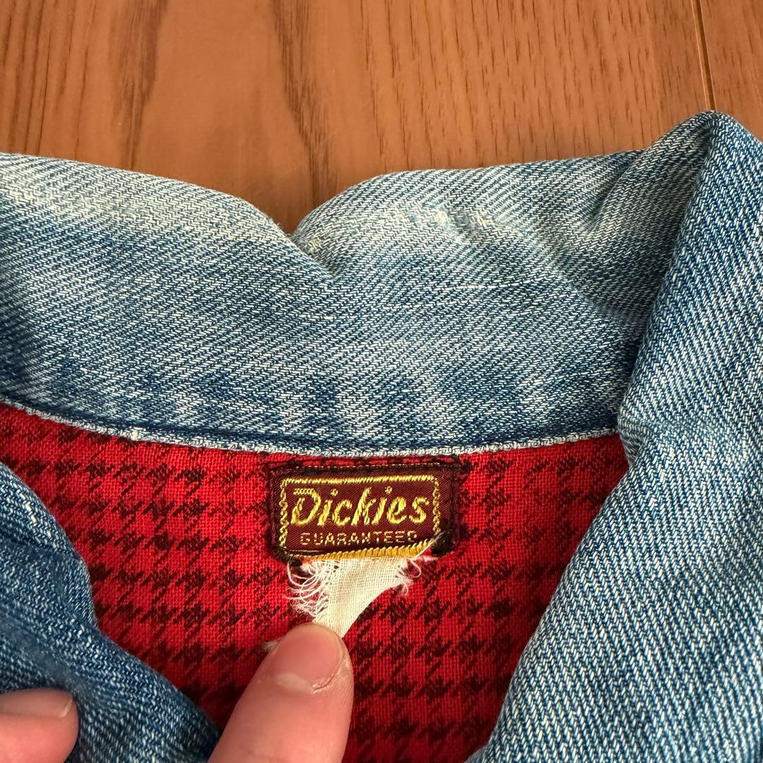 40s 50s Dickies ディッキーズ デニムジャケット シンチバック