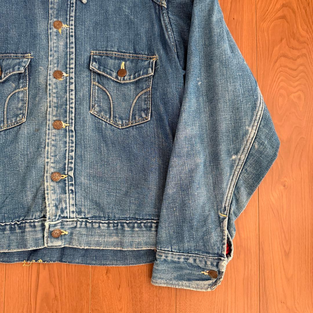40s 50s Dickies ディッキーズ デニムジャケット シンチバック