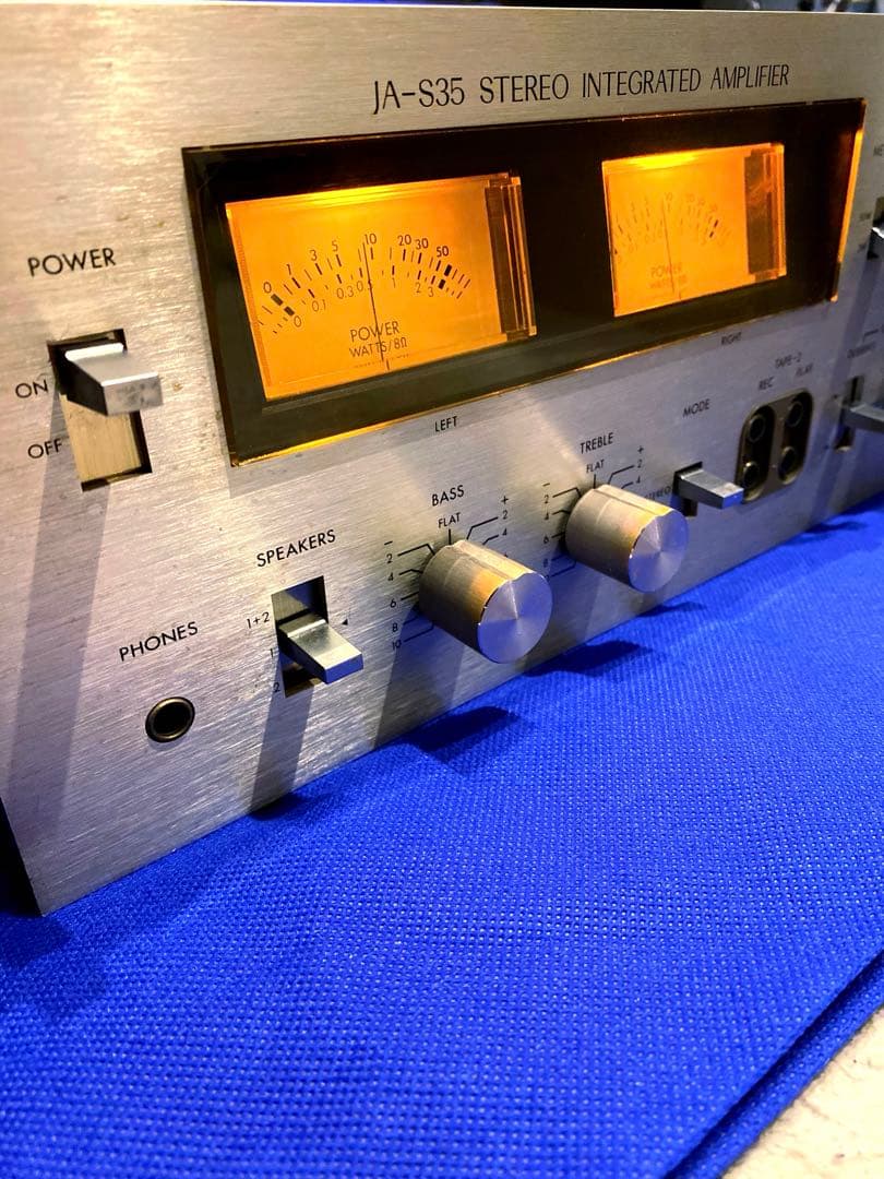 Victor プリメインアンプJA-S35 ビクター パワーメーターLED