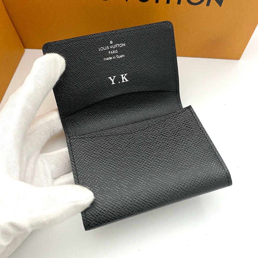 未使用品　ルイヴィトン　タイガ アンヴェロップ カルトドゥヴィジット 名刺入れ