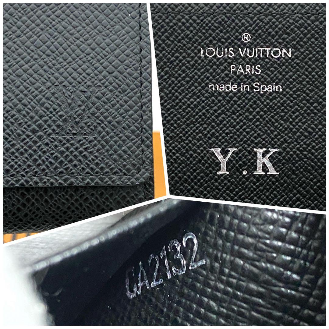 未使用品　ルイヴィトン　タイガ アンヴェロップ カルトドゥヴィジット 名刺入れ