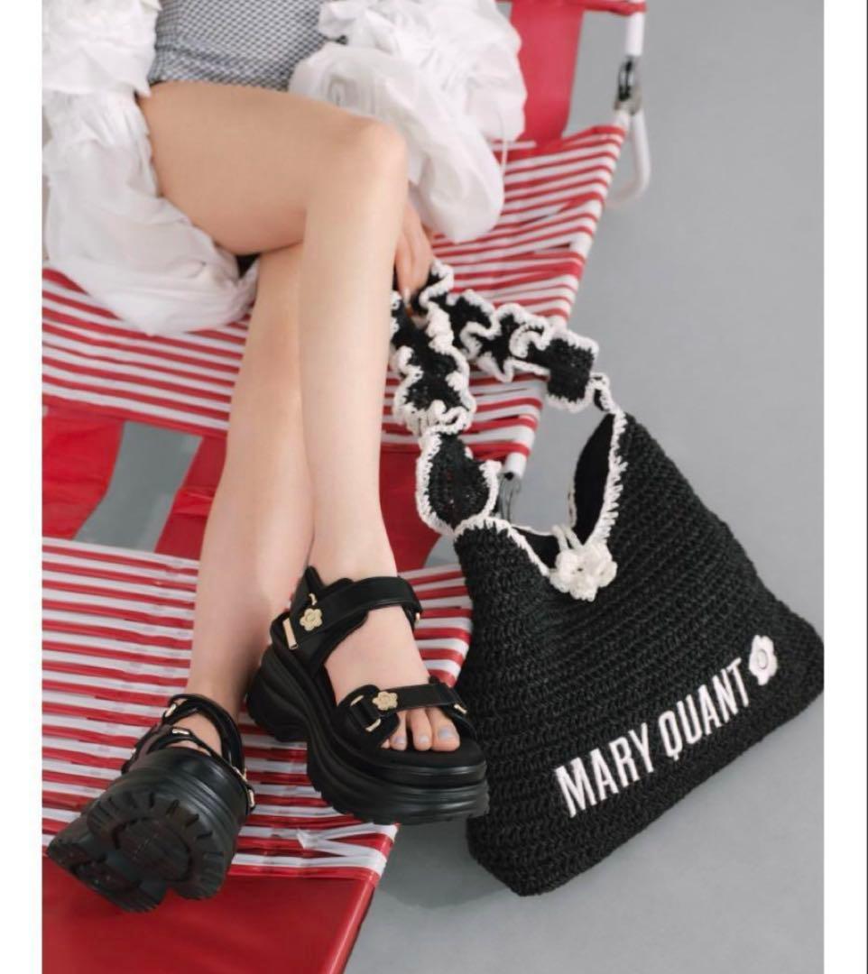 【LILY BROWN×MARY QUANT】ペーパーラウンドフリルバッグ