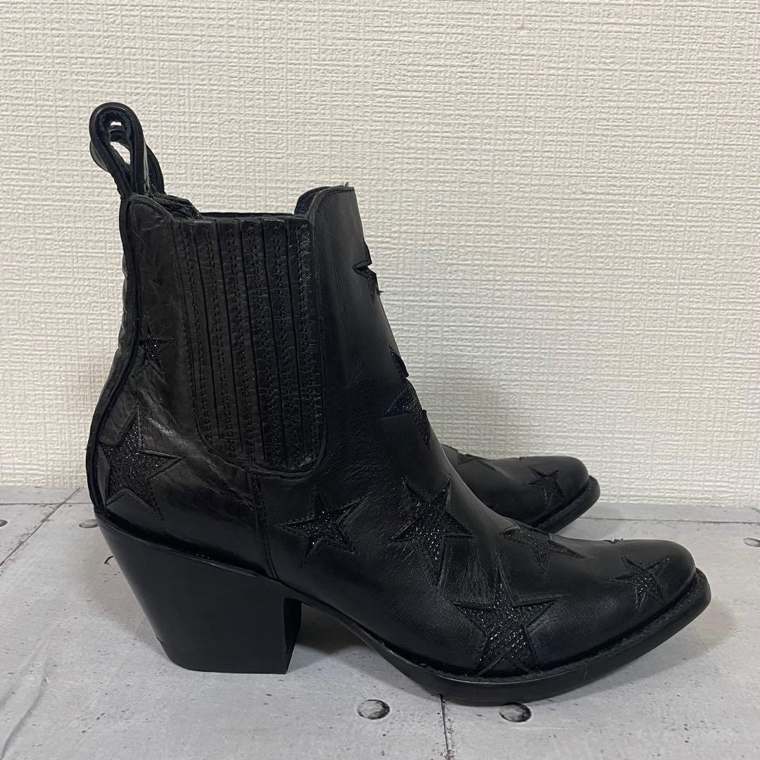 OLD GRINGO オールドグリンゴ ウエスタンブーツ　星　レザー　黒