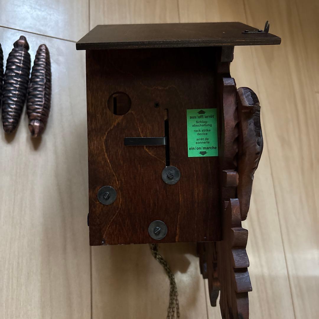 【アンティーク】ドイツ製オルゴール付きカッコウ時計