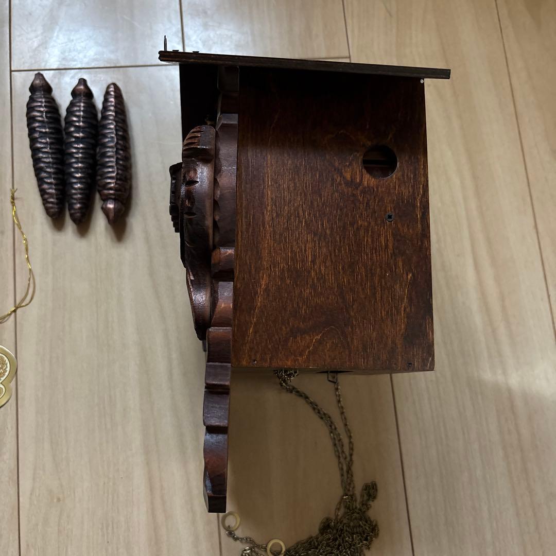 【アンティーク】ドイツ製オルゴール付きカッコウ時計