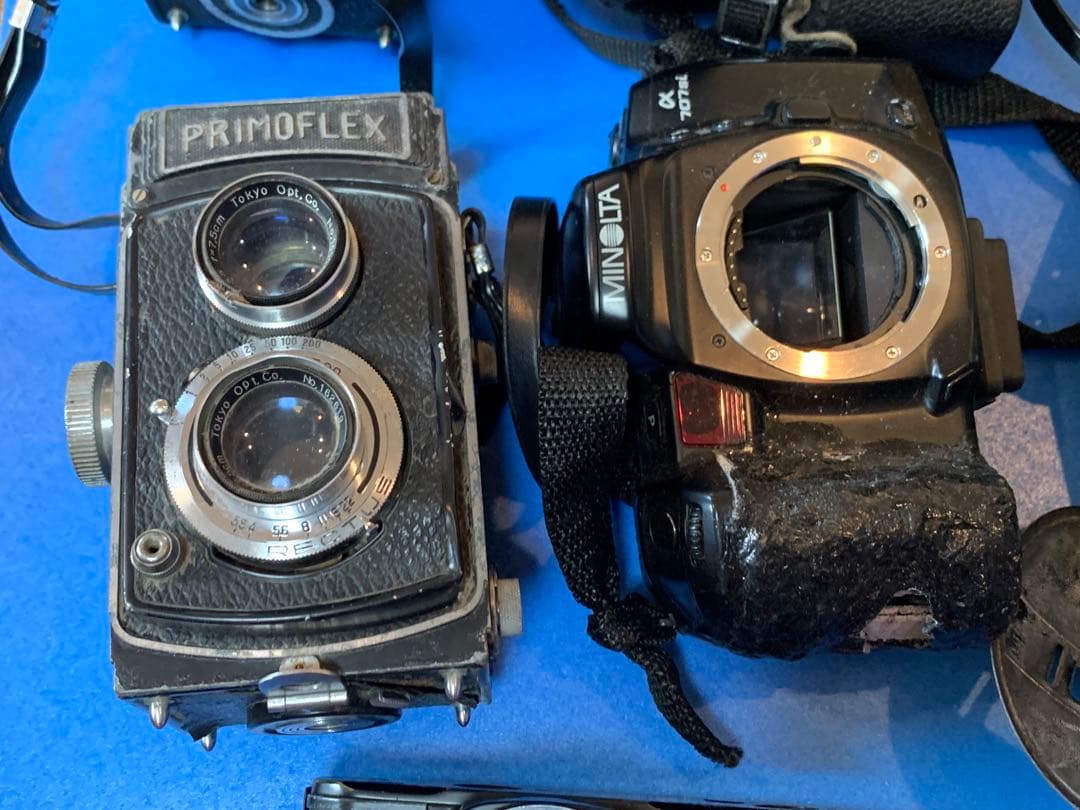 0707カメラ　まとめ１　 一眼レフ　二眼　 キヤノン ミノルタ ペンタックス